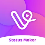 vido : lyrical video status maker android application logo